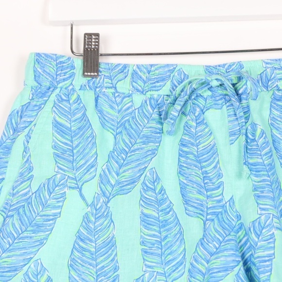 Vineyard Vines Linen Palm Leaf Shorts - Picture 3 of 7